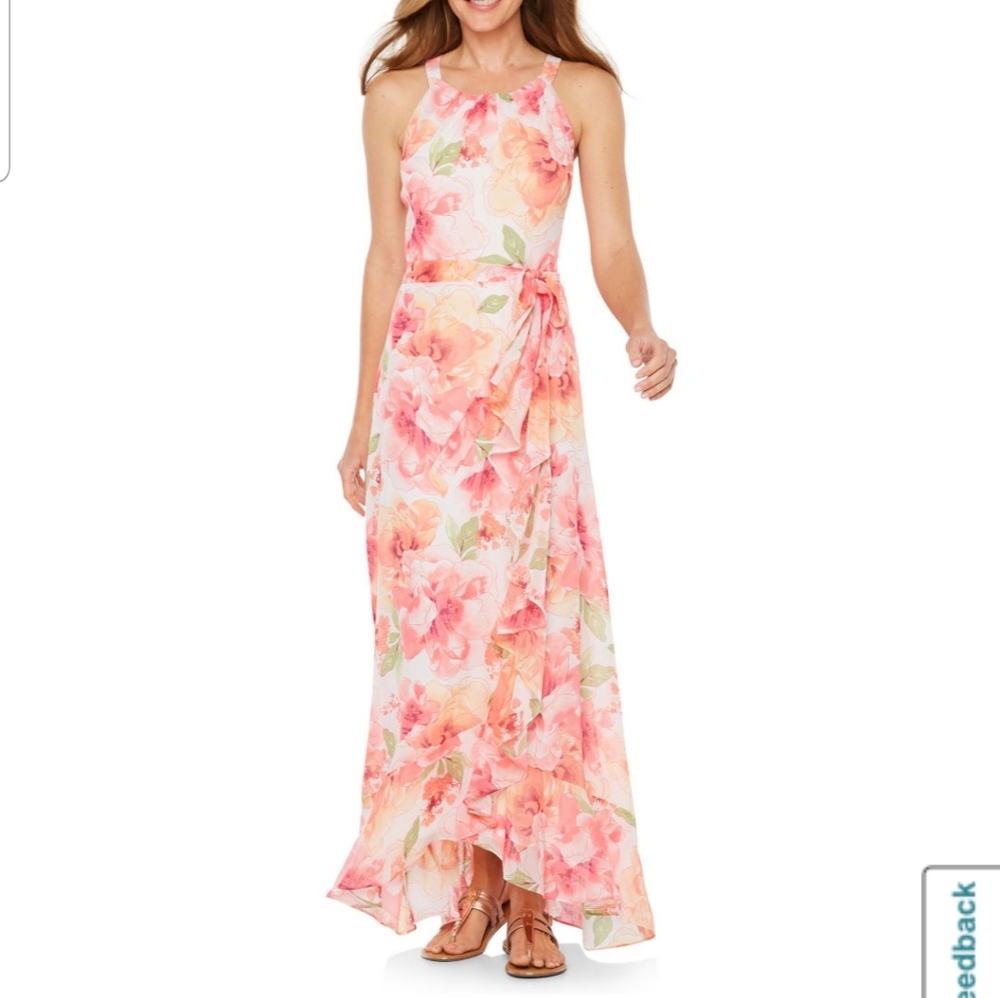 R&K sleeveless maxi dress
